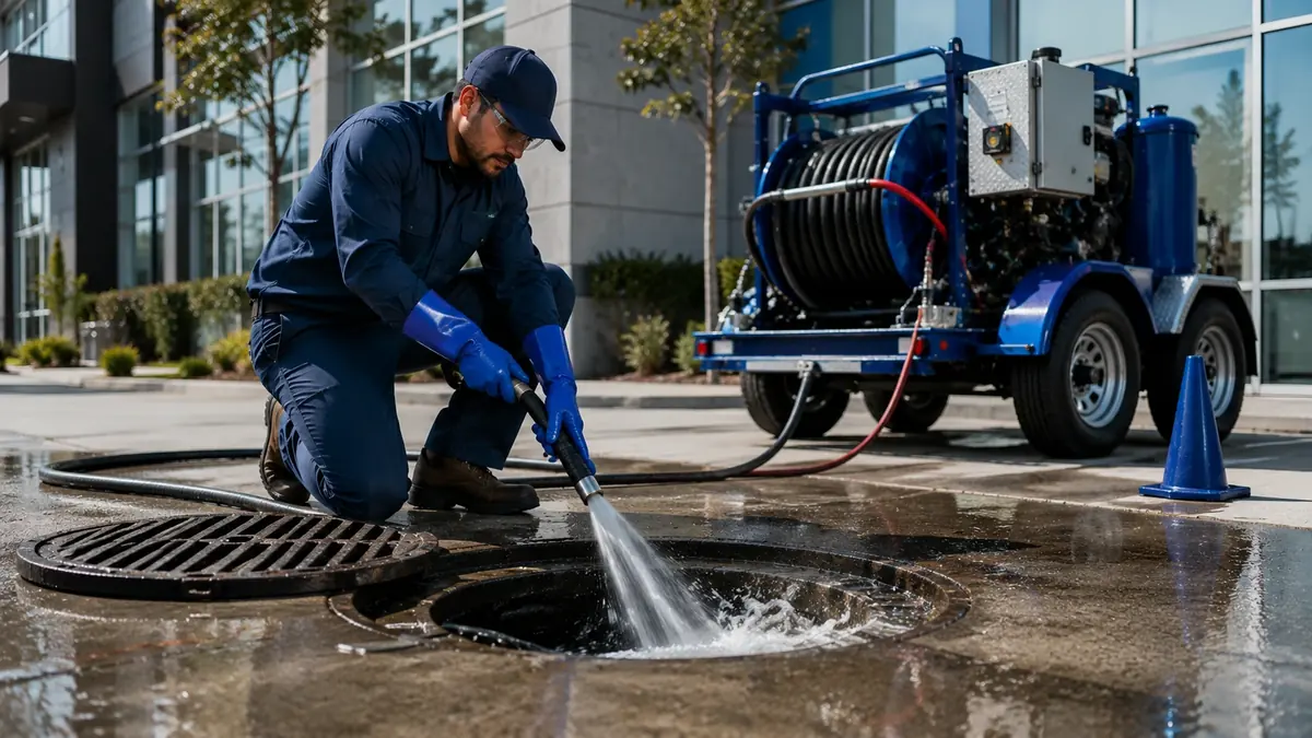 Commercial Hydro Jet Drain Cleaning in Tranquillity