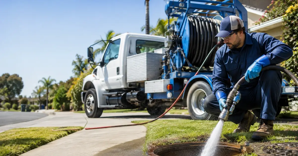 Hydro jet sewer cleaning Tranquillity