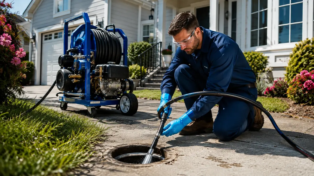Residential Hydro Jet Drain Cleaning in Tranquillity