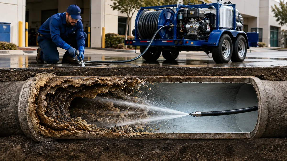 Sewer Pipe Descaling in Tranquillity